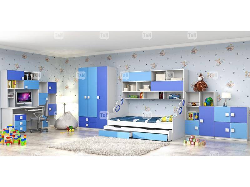 кровать чердак pinny blue в Кургане