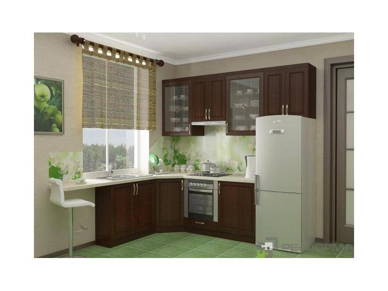 угловая мини кухня 008 в Кургане
