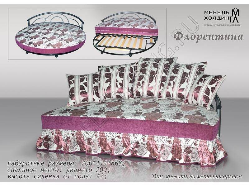 кровать металлокаркас флорентина в Кургане