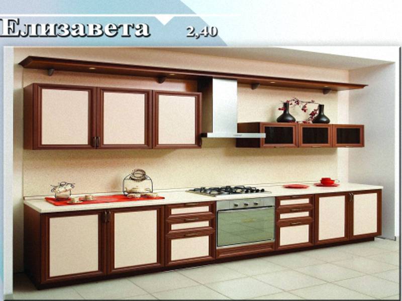 кухня прямая «елизавета» в Кургане