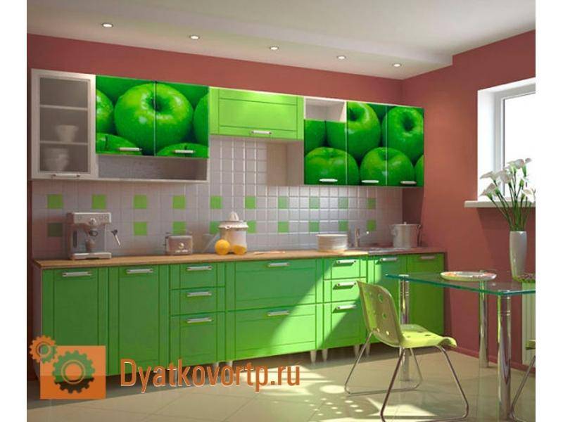 кухня зеленое яблоко в Кургане