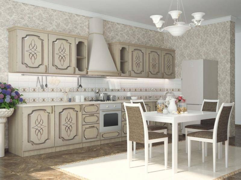кухонный гарнитур прямой колибри в Кургане