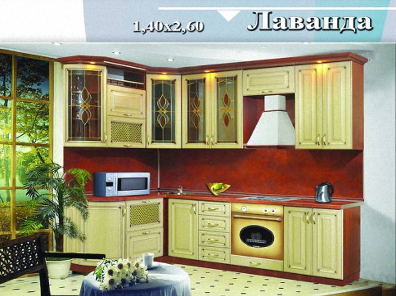 кухня угловая «лаванда» в Кургане