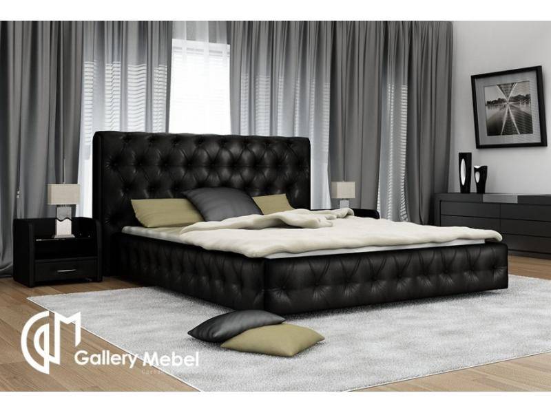черная кровать letto gm 01 в Кургане