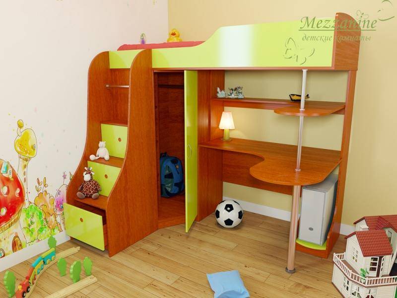 детская индиго с лестницей индиго в Кургане