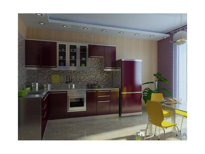 прямая кухня модерн 027 в Кургане