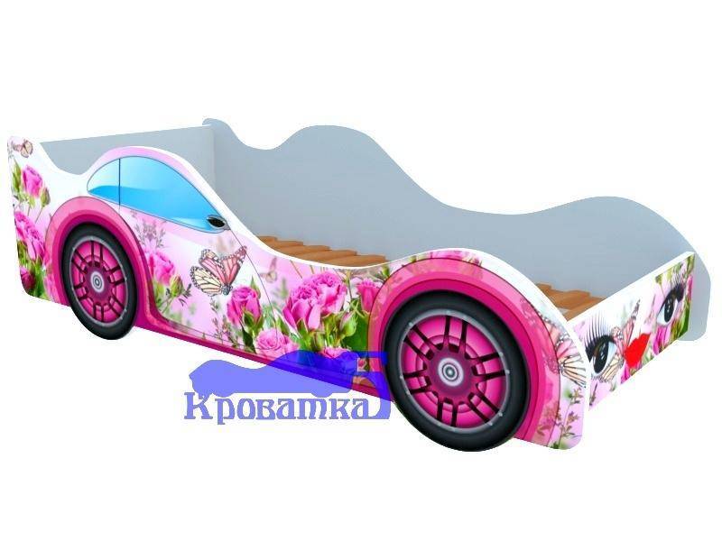 кровать для девочки бабочка в розах в Кургане