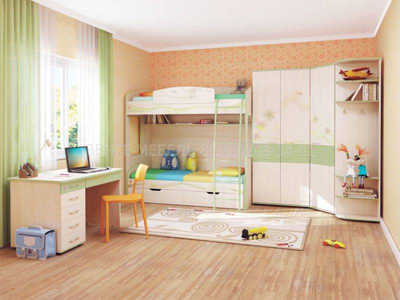 детская для двоих акварель 1 в Кургане