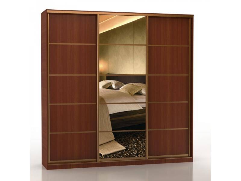 большой шкаф-купе с зеркалом шк-3 20 24 45 06 07 06 в Кургане