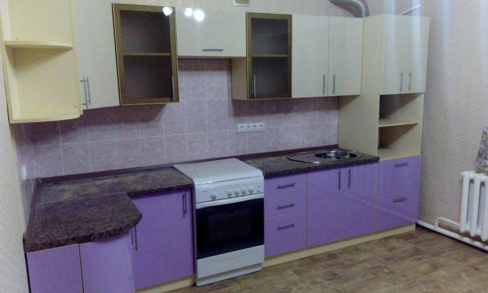 угловая комбинированная кухня в Кургане