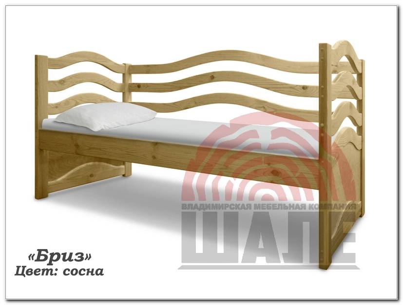 кровать с высокой спинкой бриз в Кургане