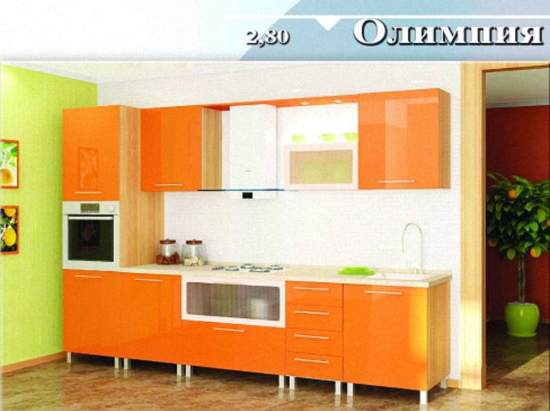 кухня прямая «олимпия» в Кургане