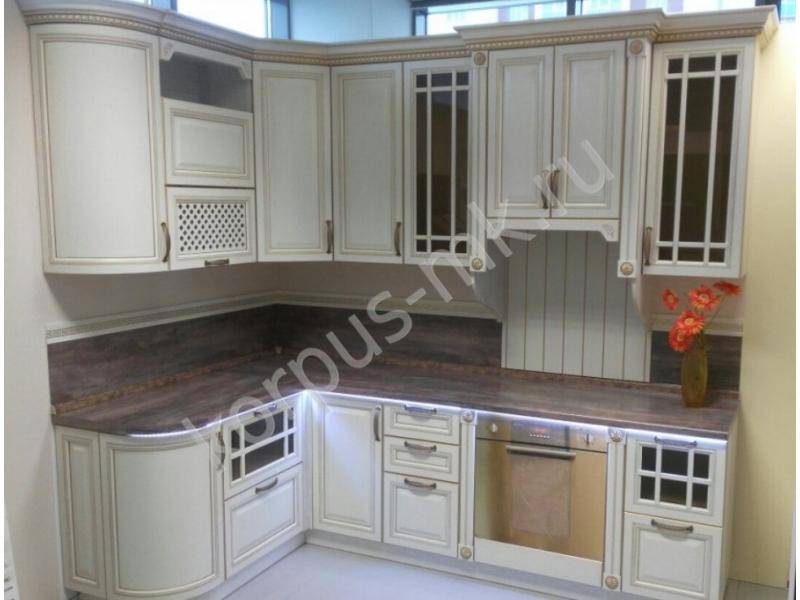 кухня угловая бьянка шпон в Кургане
