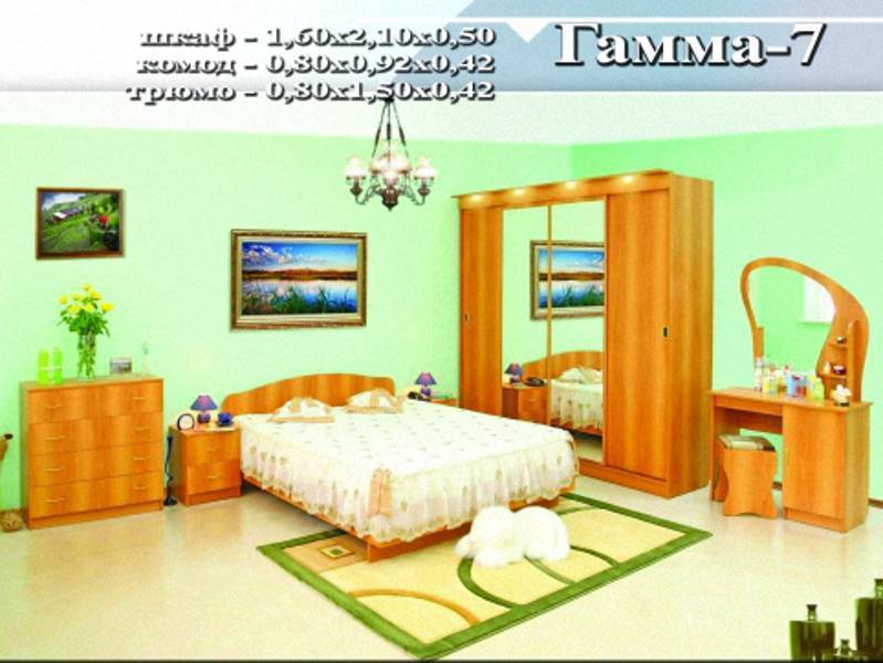 спальный гарнитур «гамма 7» в Кургане