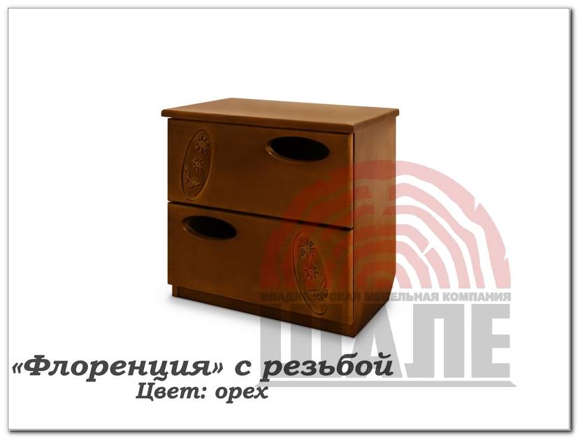 прикроватная тумба флоренция с резьбой в Кургане