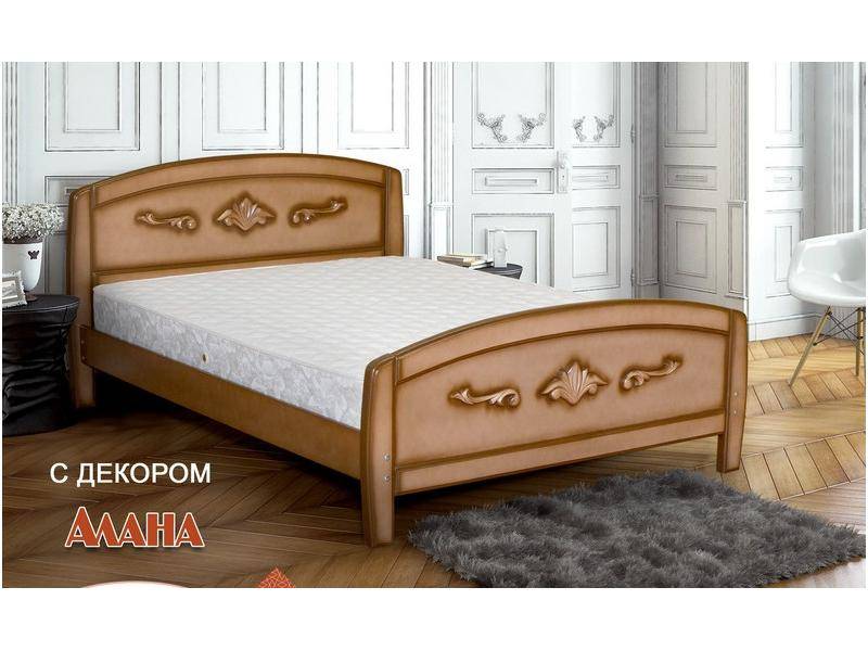 двуспальная кровать алана с декором в Кургане