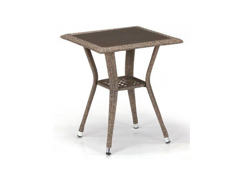 стол из ротанга t25-w56-50x50 light brown в Кургане