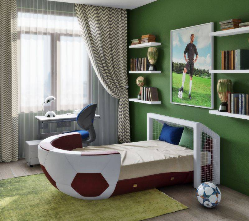 детская кровать i like football в Кургане