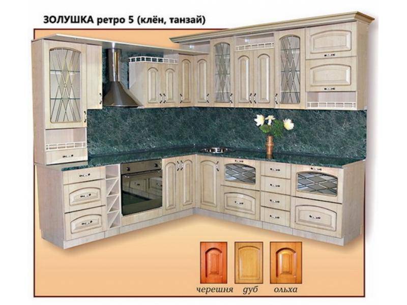 кухня угловая золушка ретро 5 в Кургане