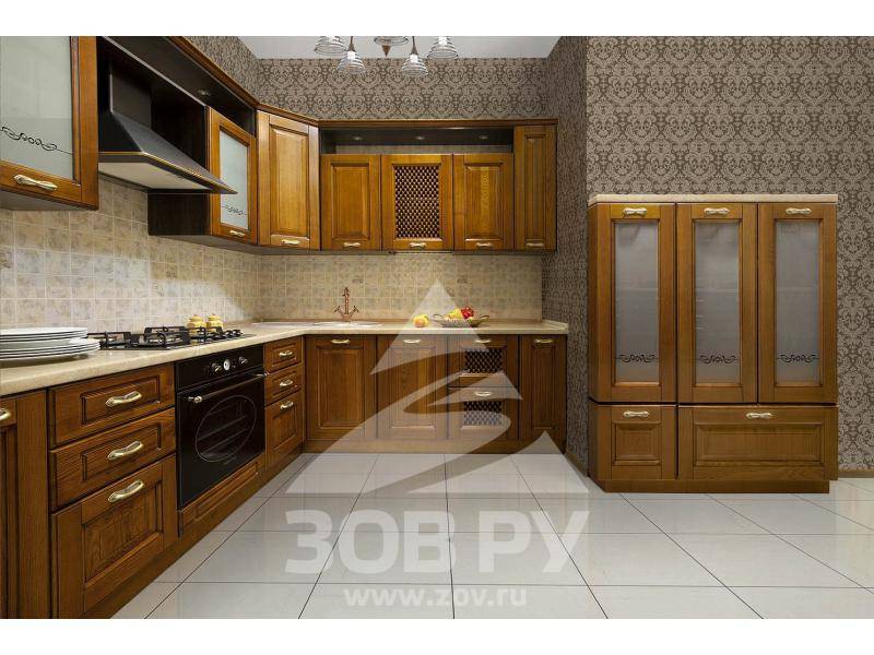 кухонный гарнитур массив ясень т502 102 в Кургане