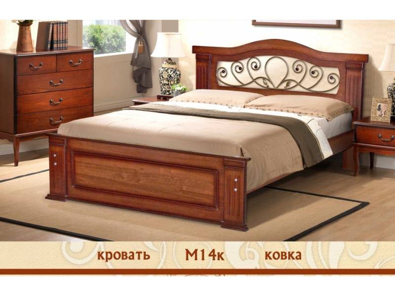кровать м 14 с коваными элементами в Кургане