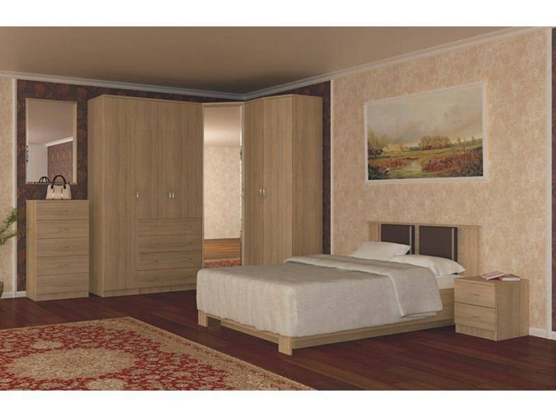 мебель в спальню с большим шкафом комфорт 03 в Кургане