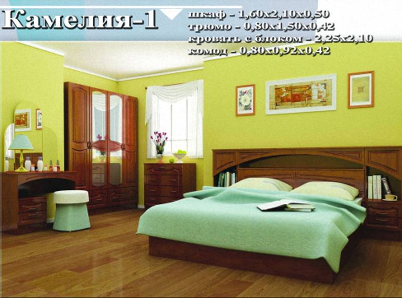 спальный гарнитур «камелия 1» в Кургане