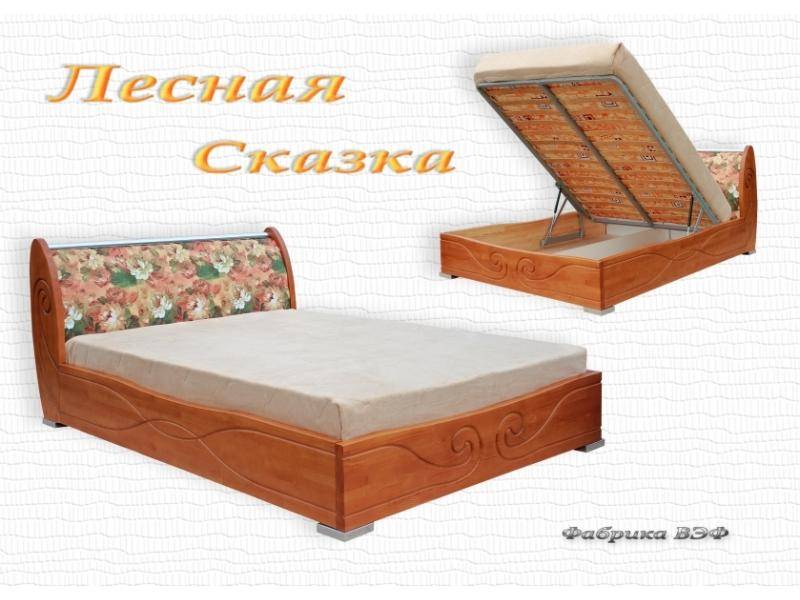 кровать с подъемным механизмом лесная сказка в Кургане