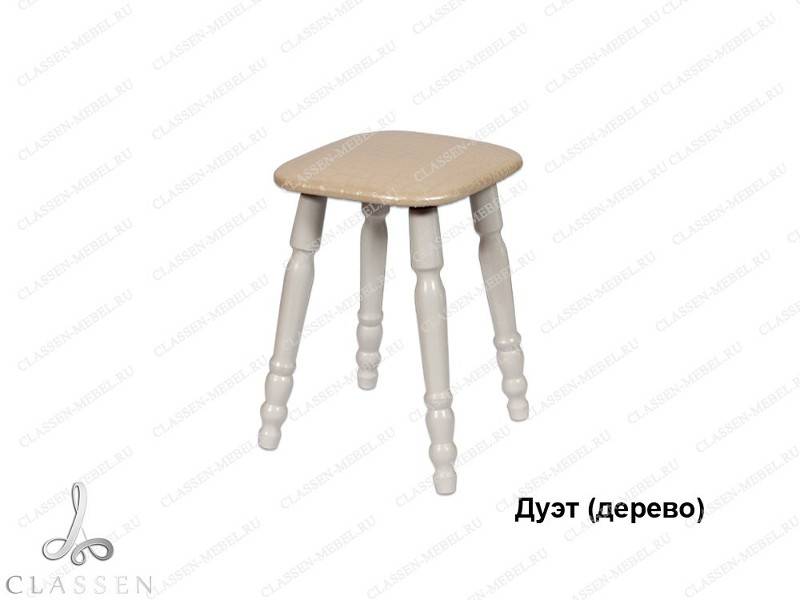 табурет дуэт дерево в Кургане
