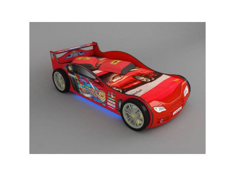кровать машина rх800 night light red (190*90) в Кургане