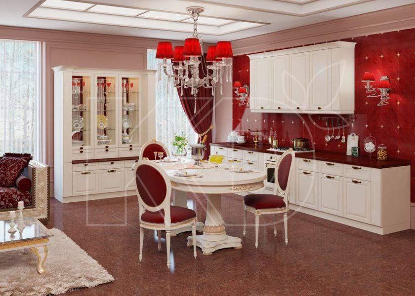 кухня классика вильгельм светлый в Кургане
