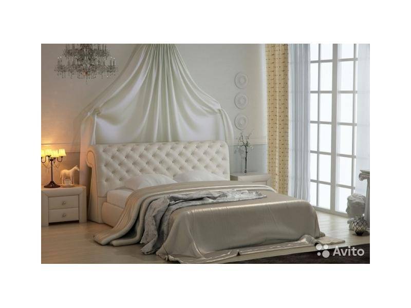 белая кровать letto 11 в Кургане