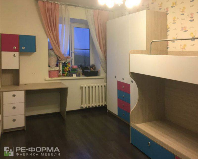 детская мебель 009 для двух детей в Кургане