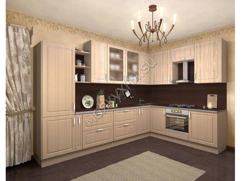 классическая угловая кухня в Кургане