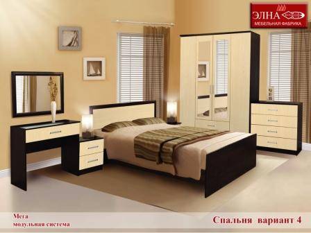 спальня мега вариант 4 в Кургане