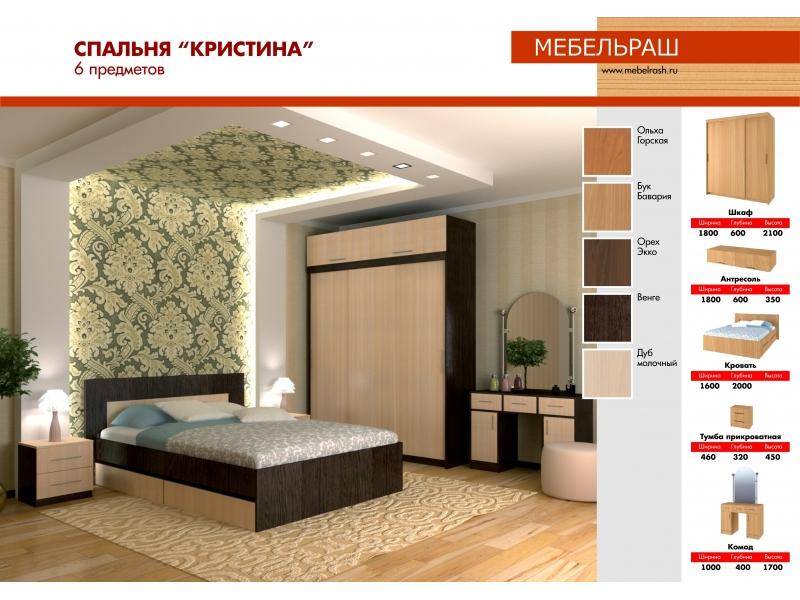 спальный гарнитур кристина в Кургане