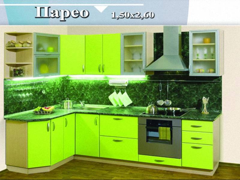 кухня угловая «парео» в Кургане