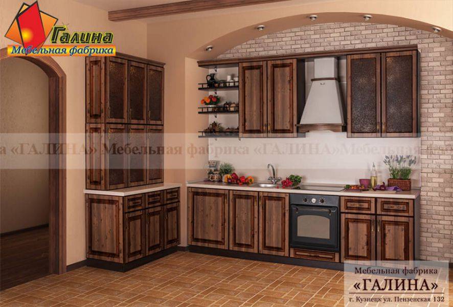 кухонный гарнитур патина 004 в Кургане