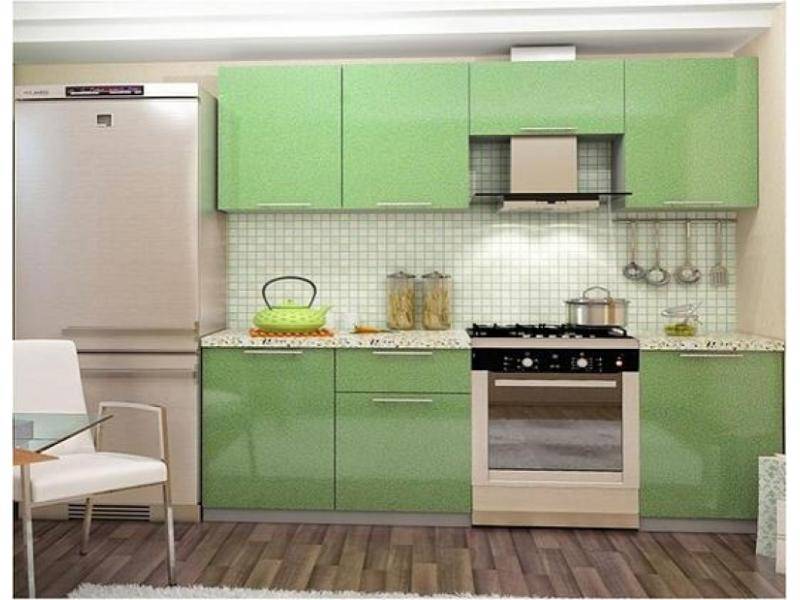 кухня зеленые блестки в Кургане