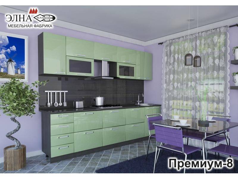 кухня прямая премиум 8 в Кургане