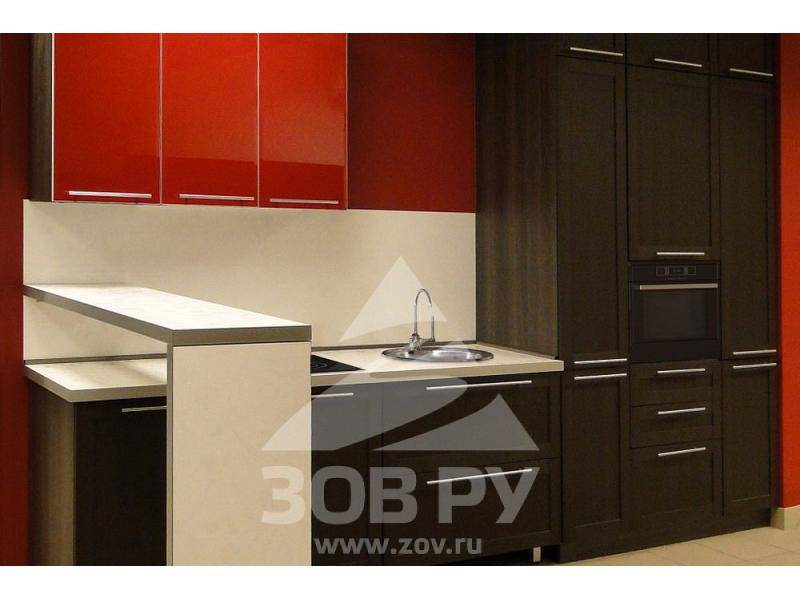 кухонный гарнитур техно, мдф крашенный в Кургане