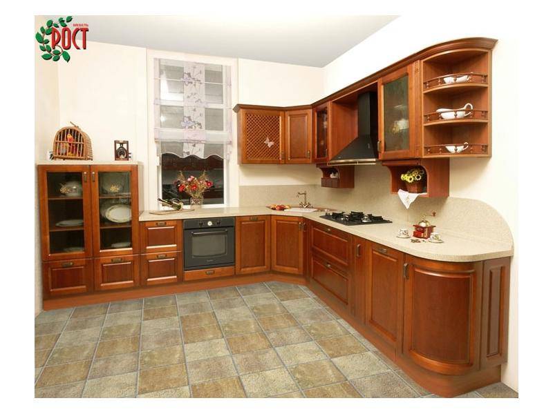 угловая кухня классика в Кургане