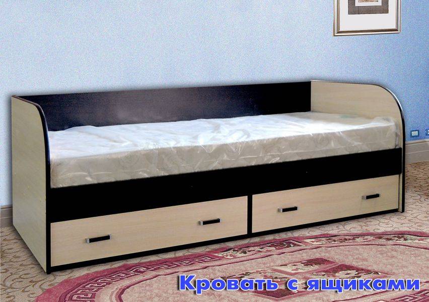 кровать с ящиком в Кургане