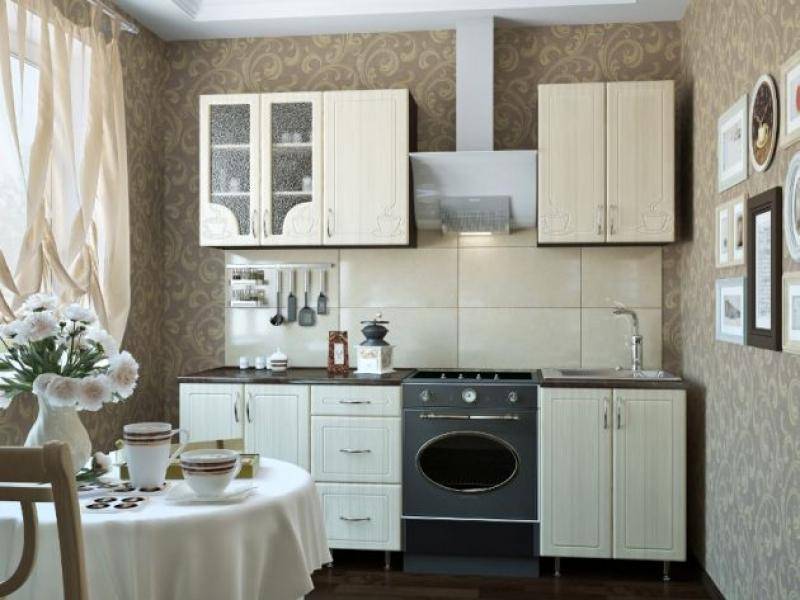 кухонный гарнитур прямой кофе в Кургане