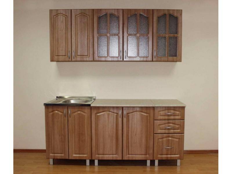 кухня прямая классика мдф в Кургане
