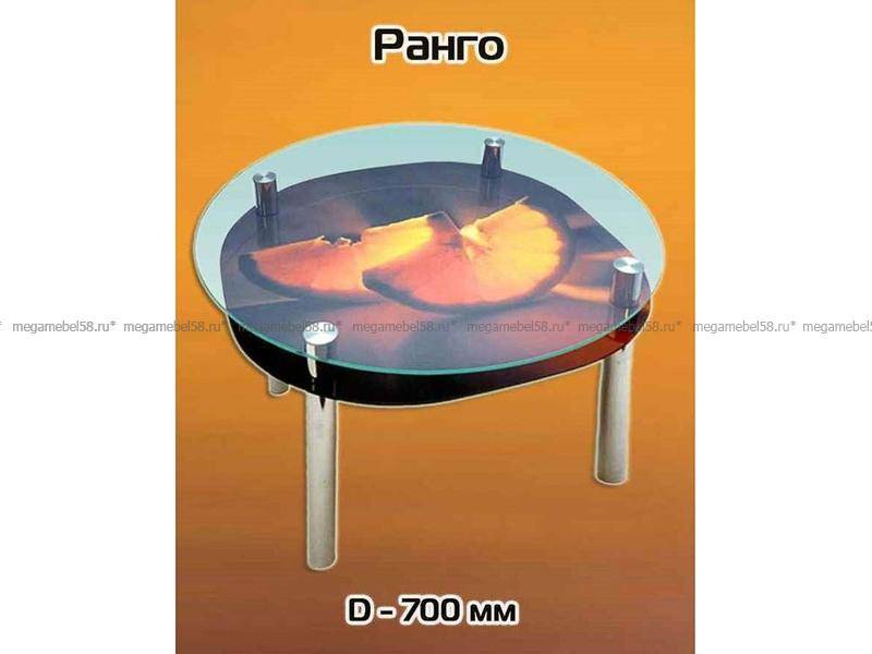 круглый стеклянный стол ранго в Кургане