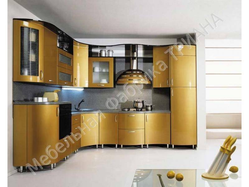 золотой кухонный гарнитур октом в Кургане