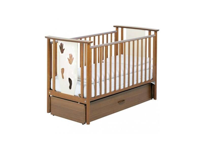 детская кроватка-маятник papaloni aura 125x65 в Кургане