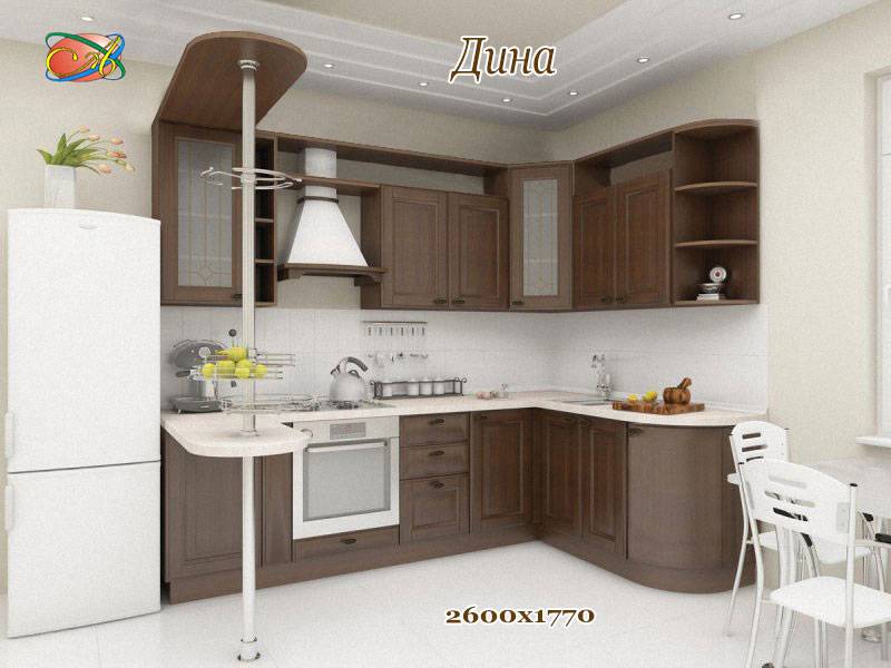 кухня угловая «дина» в Кургане