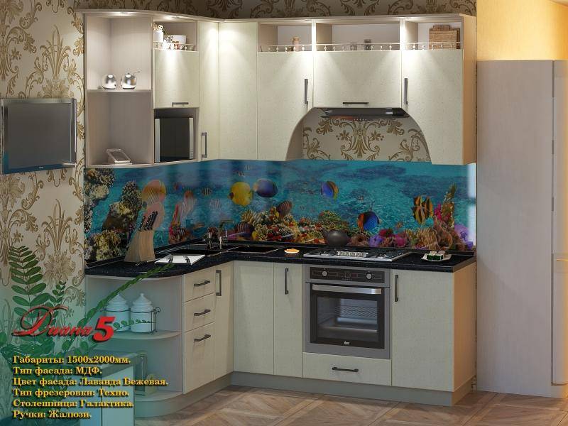 угловая кухня диана 5 в Кургане